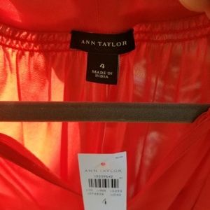Red Ann Taylor dress